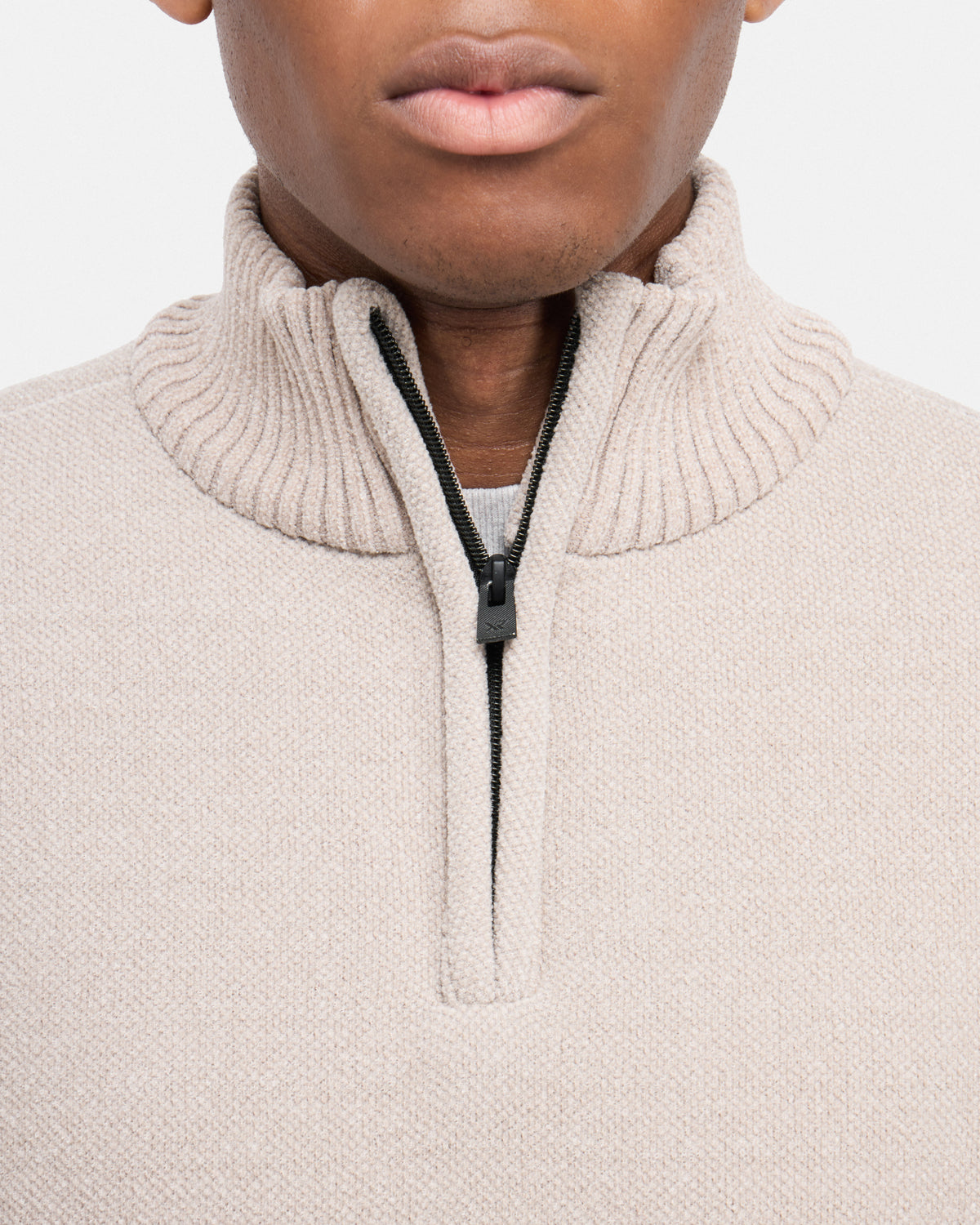 #XRSWM3102415 Fleece Lined Quilted Zipper Chenille Sweater-thumbmail-46