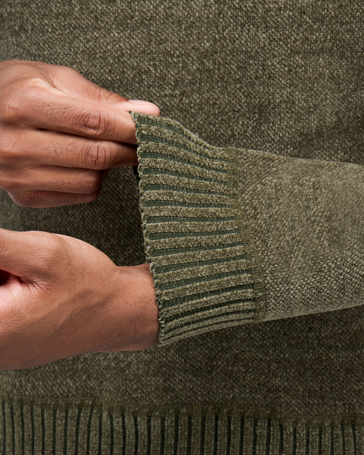 #XRSWM3102415 Fleece Lined Quilted Zipper Chenille Sweater-thumbmail-55