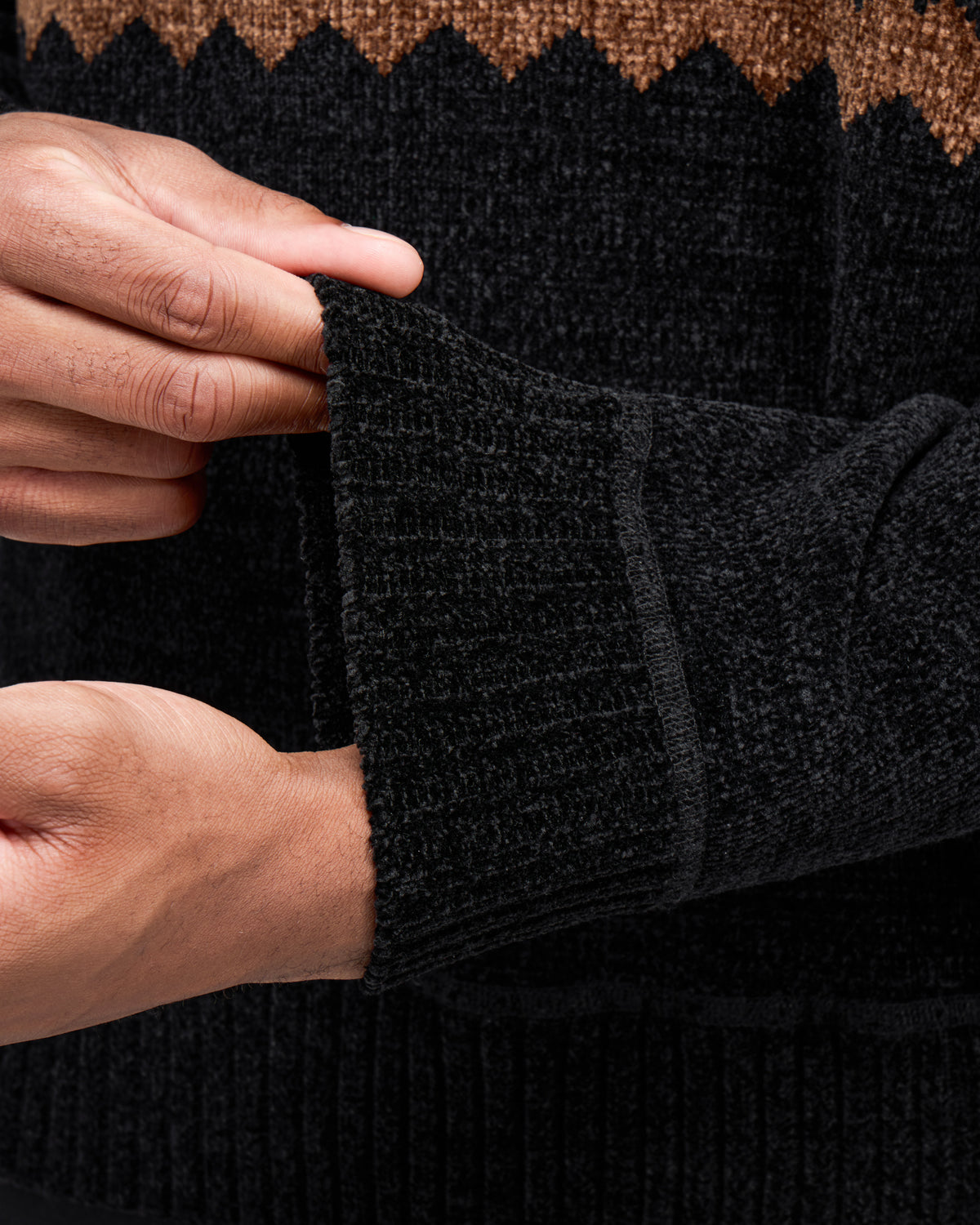 #XRSWM3102490 Men's Mock Neck Chenille Sweater-thumbmail-7
