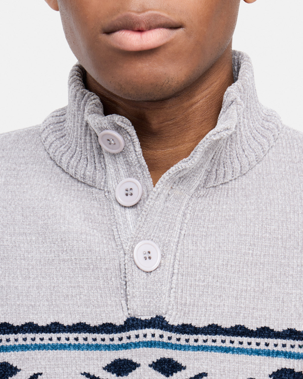 #XRSWM3102490 Men's Mock Neck Chenille Sweater-thumbmail-14
