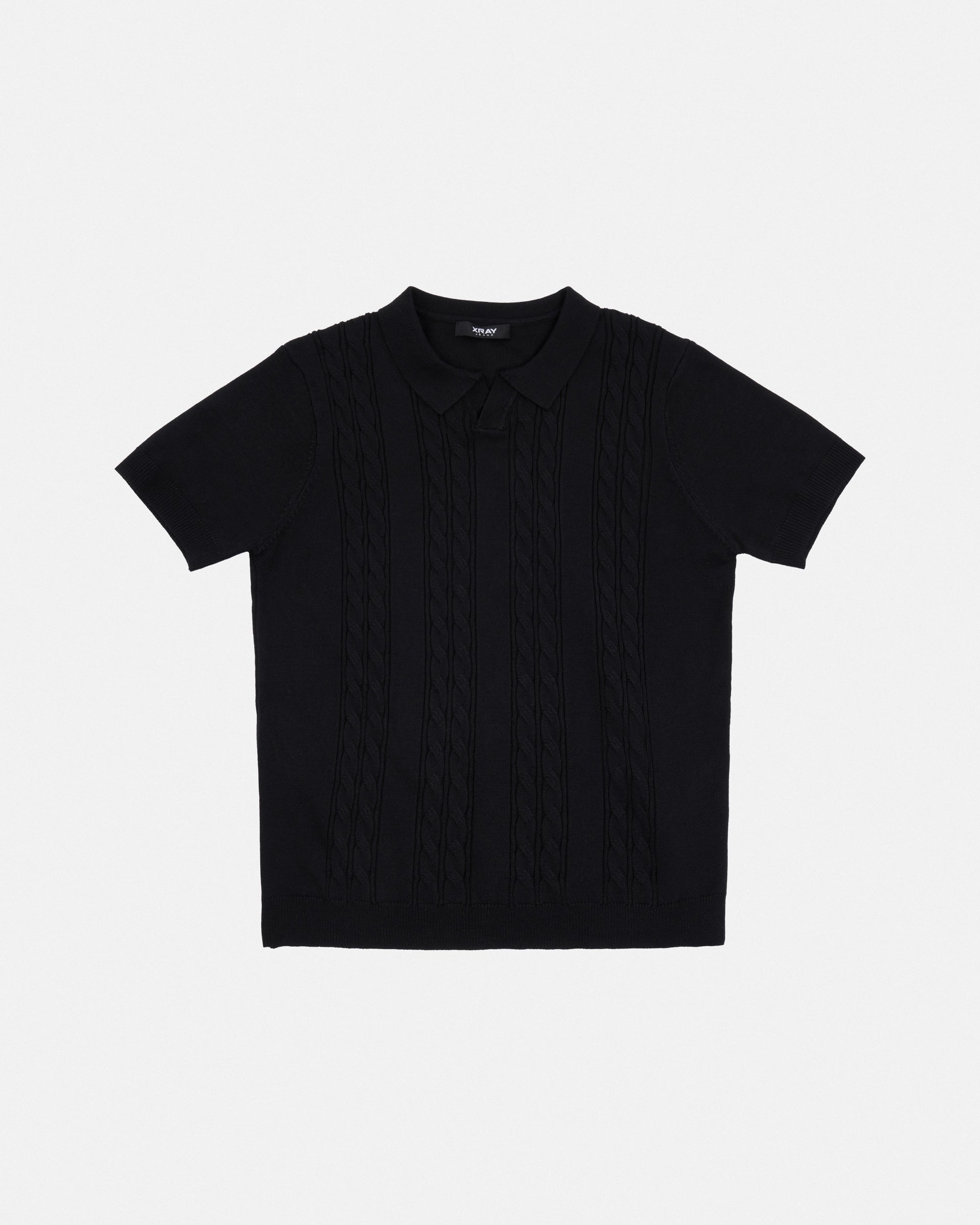 #XRTPB8101308 Boy's 5-18 Cable Knit Johnny Sweater Polo-thumbmail-5