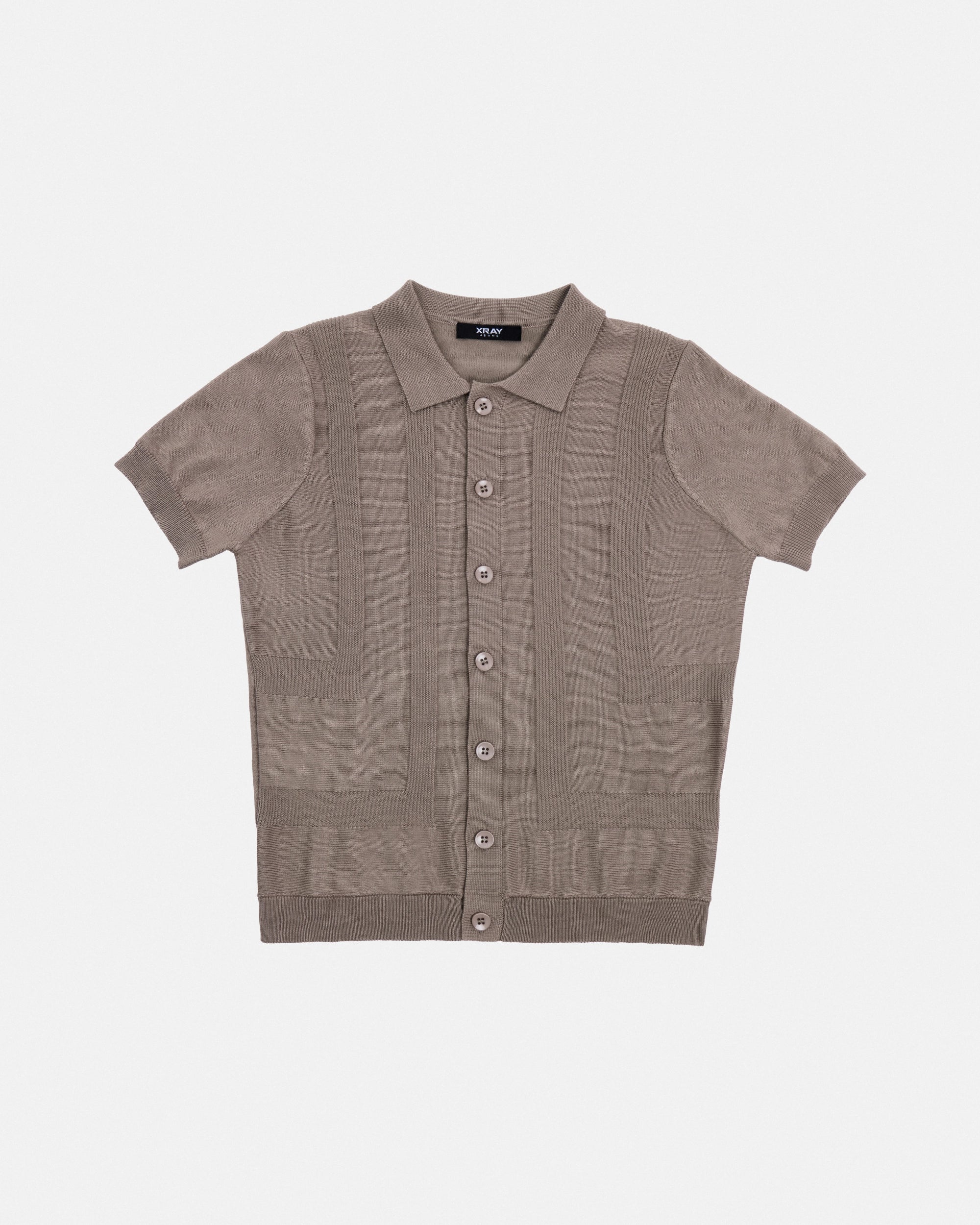 #XRTPB8101309 Boy's 5-18 Knit Button-Up Sweater Polo-thumbmail-25