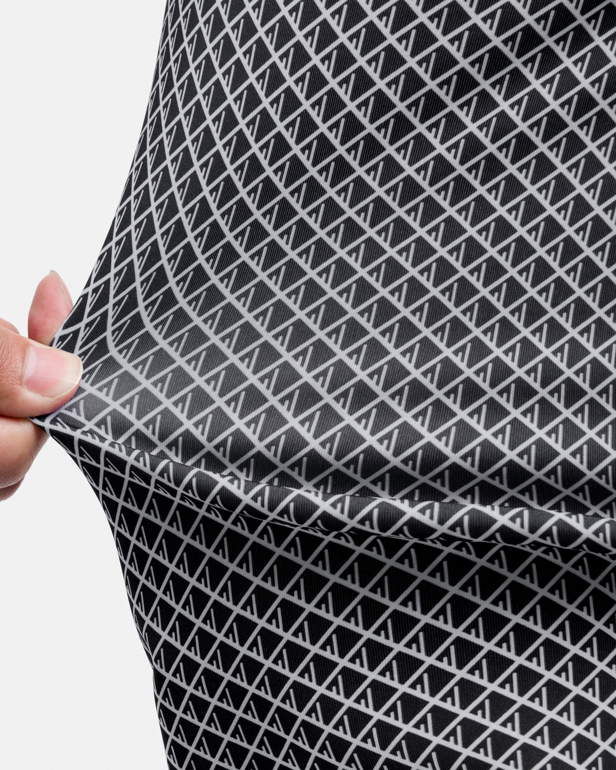 #XRTPM8101739 Diamond Line Printed Short Sleeve Button-Up Shirt-thumbmail-8
