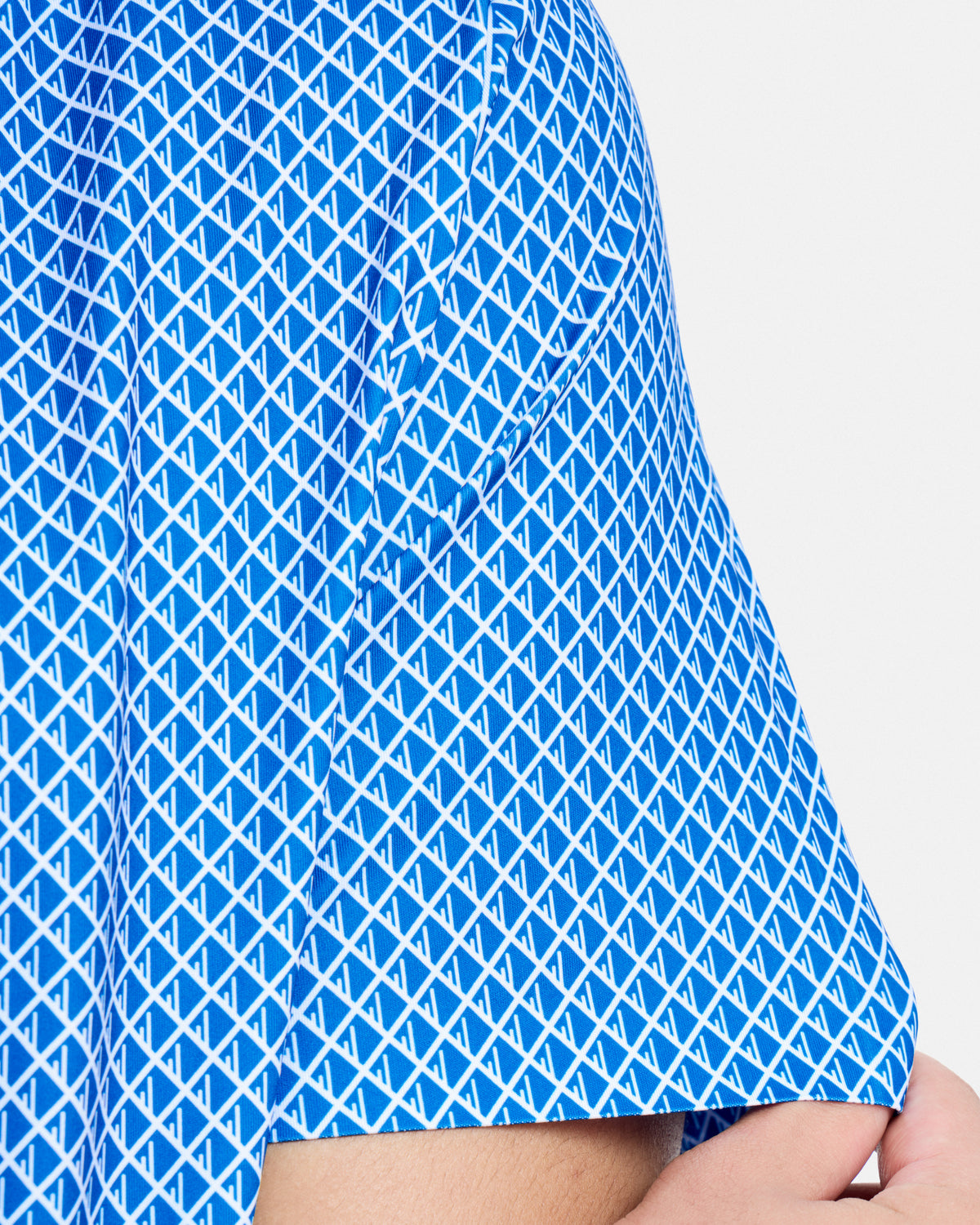 #XRTPM8101739 Diamond Line Printed Short Sleeve Button-Up Shirt-thumbmail-15