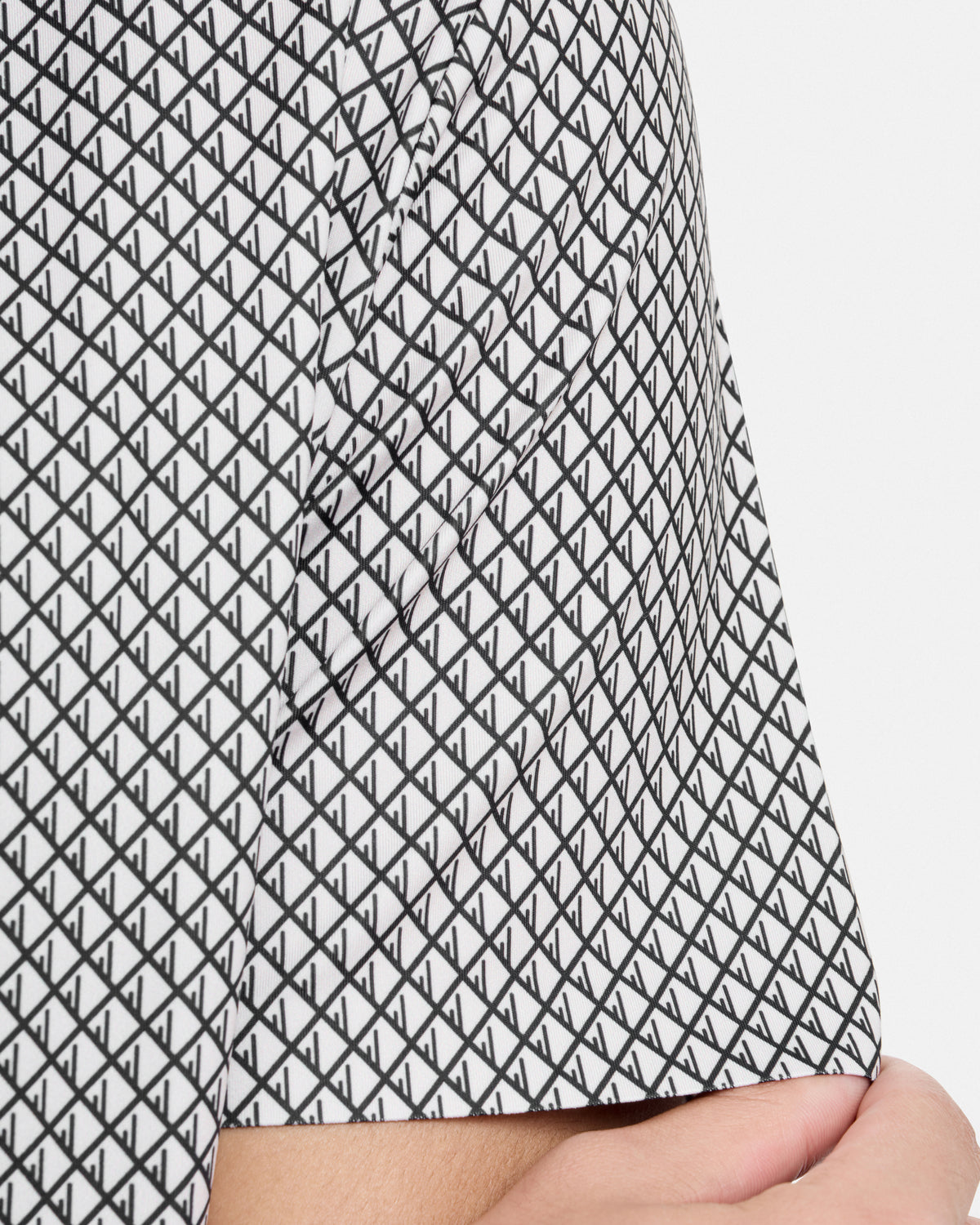 #XRTPM8101739 Diamond Line Printed Short Sleeve Button-Up Shirt-thumbmail-23