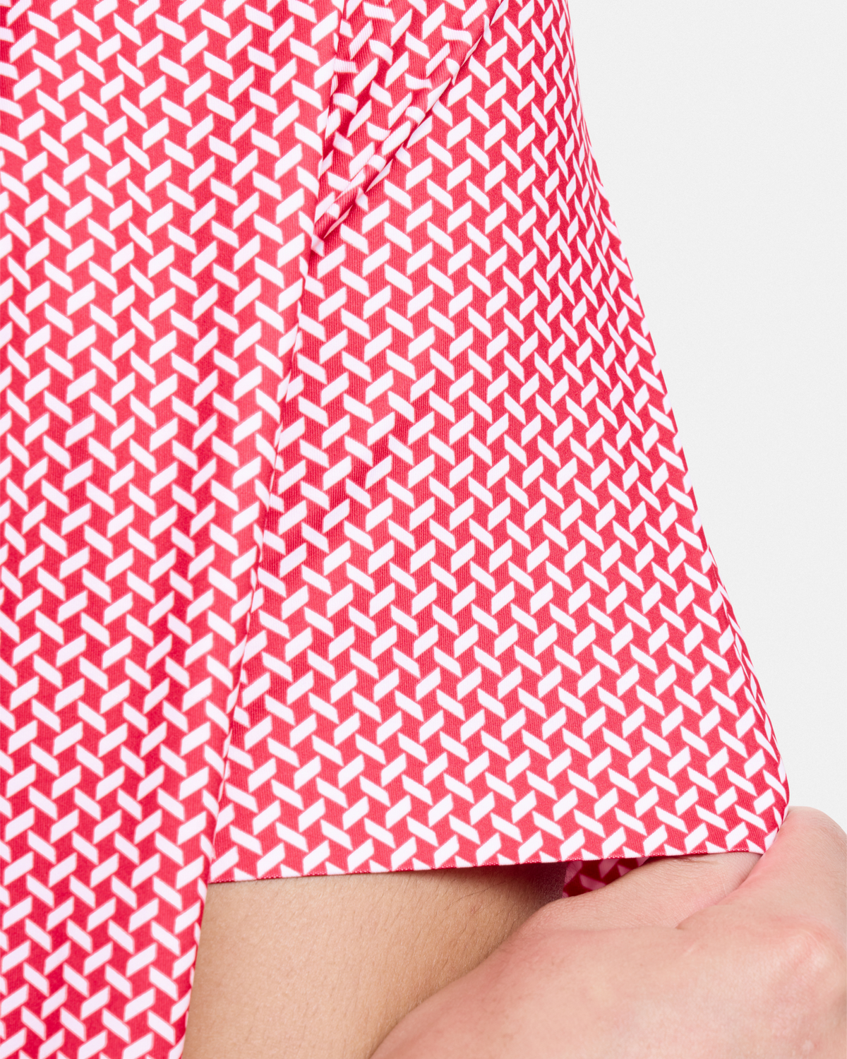 #XRTPM8101740 Herringbone Printed Short Sleeve Button-Up Shirt-thumbmail-15