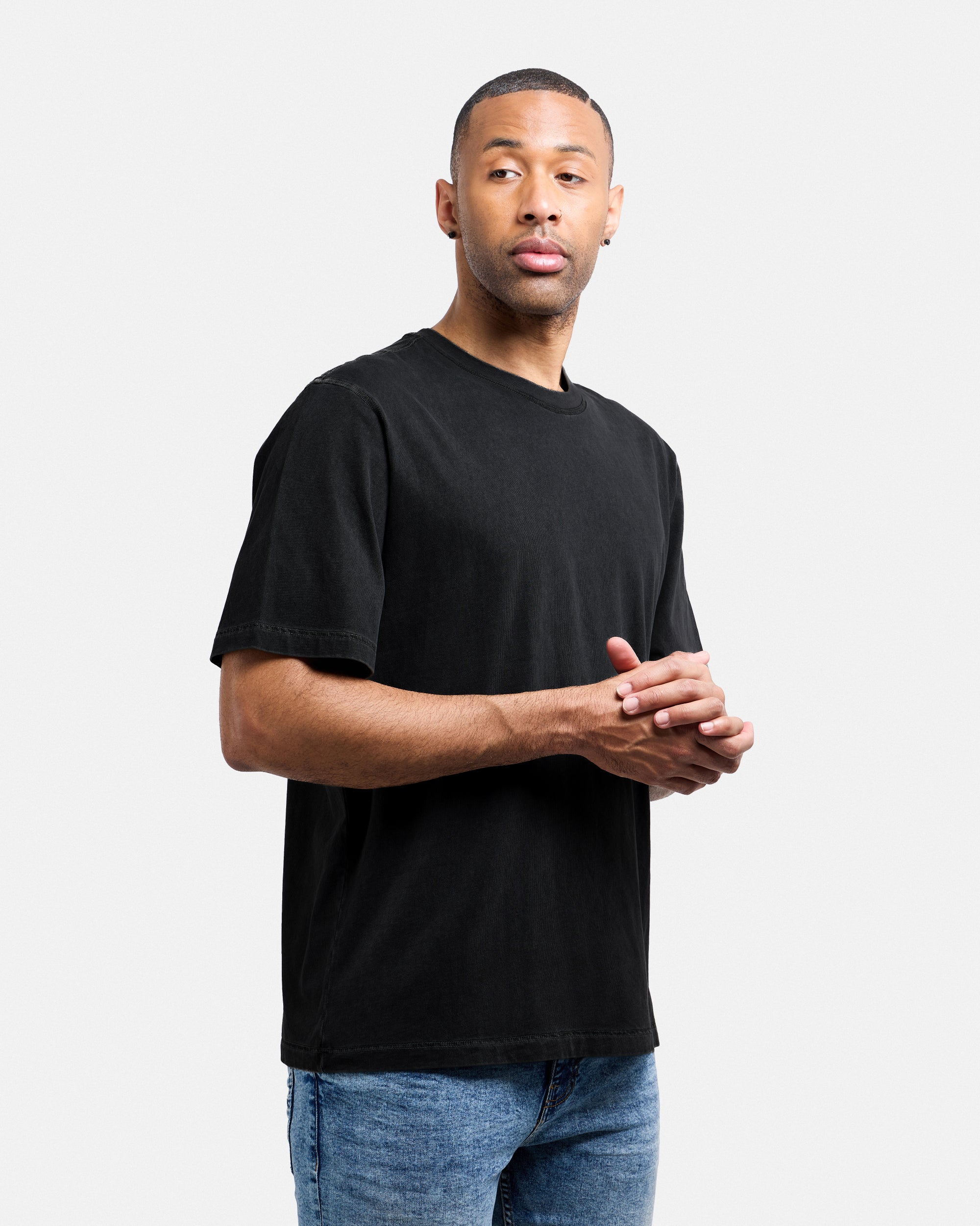 Men's Pigment Dyed Washed Boxy Crew Tee-thumbmail-42