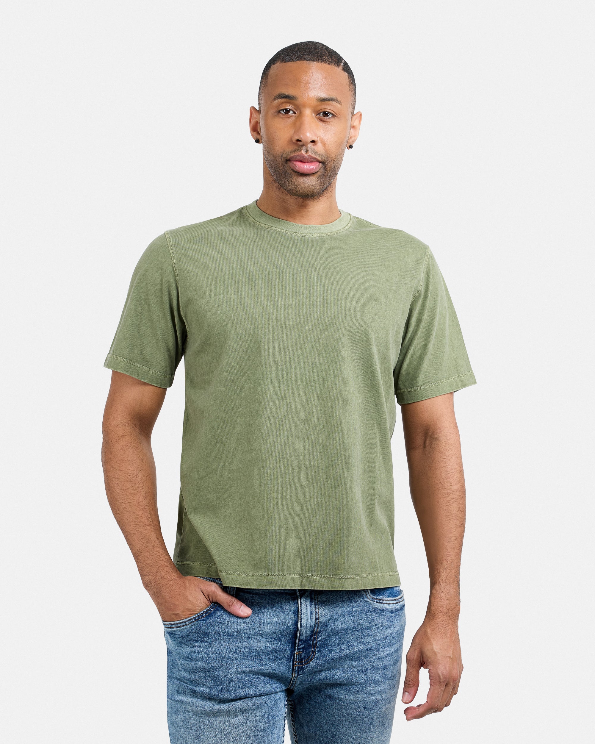 Men's Pigment Dyed Washed Boxy Crew Tee-thumbmail-17