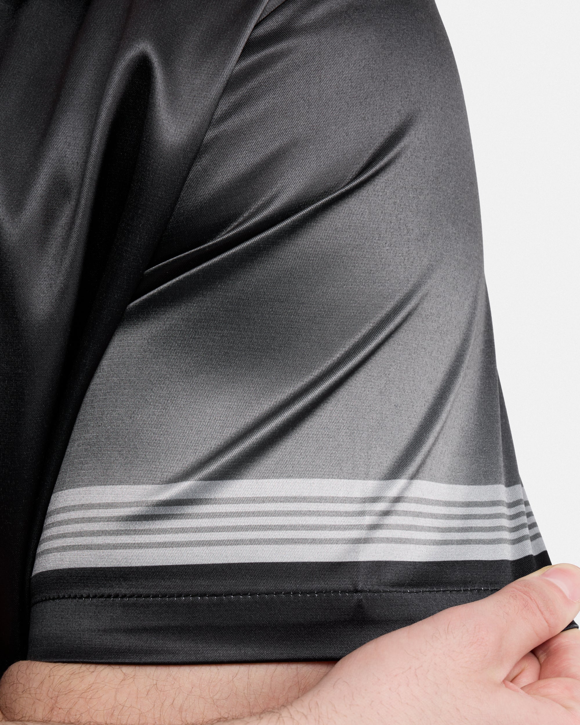 Men's Stripe Border Camp Collar Woven Shirt-thumbmail-8