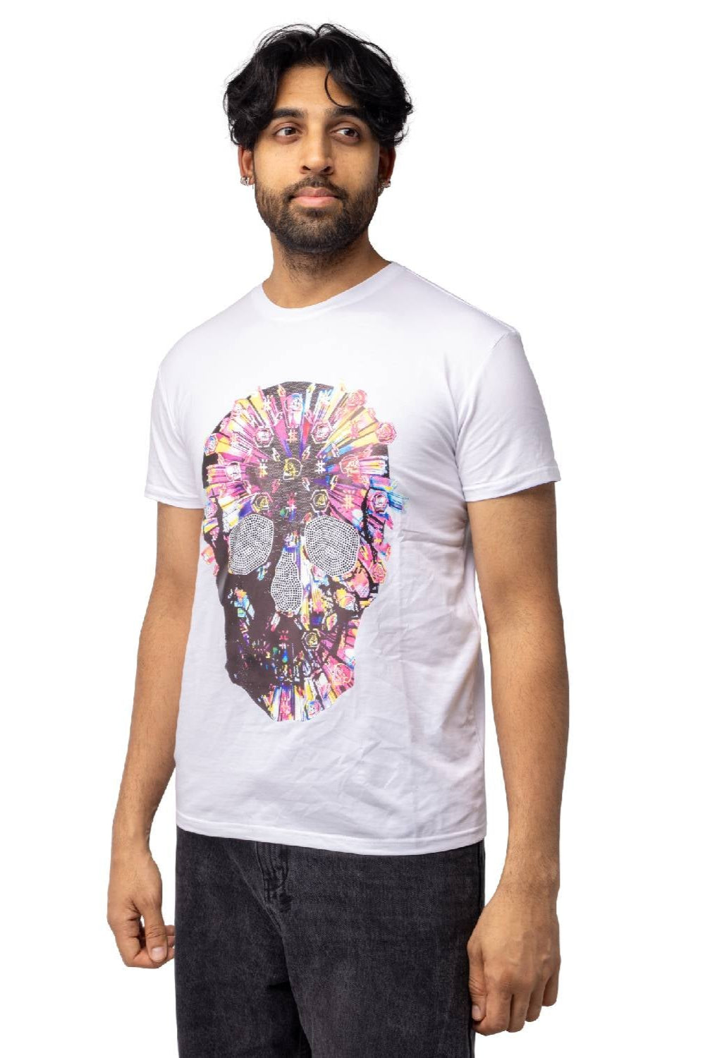 ★RAIVE★ Peaceful Graphic Tshirt in M/Grey VW4SE0261F Designer fashion, Seoul-fully created | W Concept