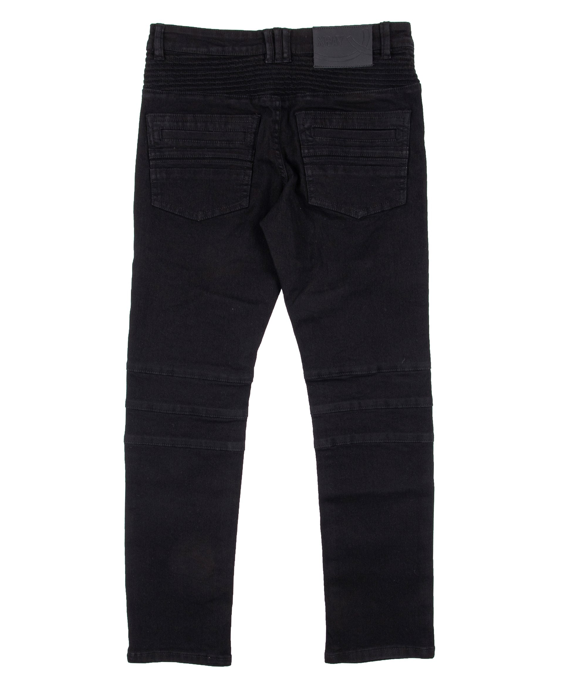 XRay Jeans Boy's Slim Fit Distressed Stitched Biker Pants – X-RAY