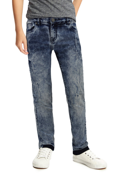 XRay Jeans Boy's Slim Fit Light Washed Denim Jean Pants With