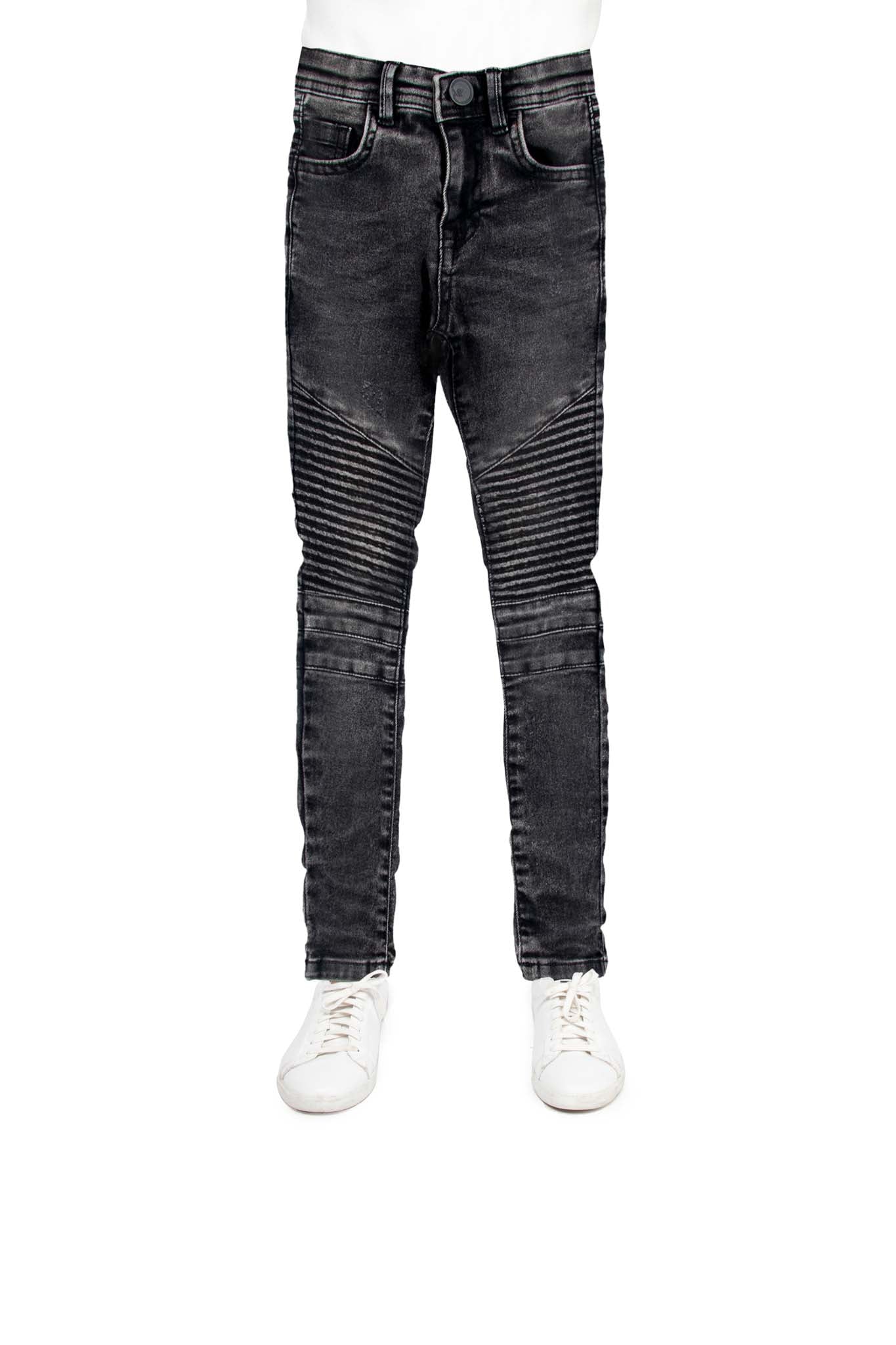 Jeans Boys Slim Fit Biker Distressed Washed Jeans Pants – JEANS