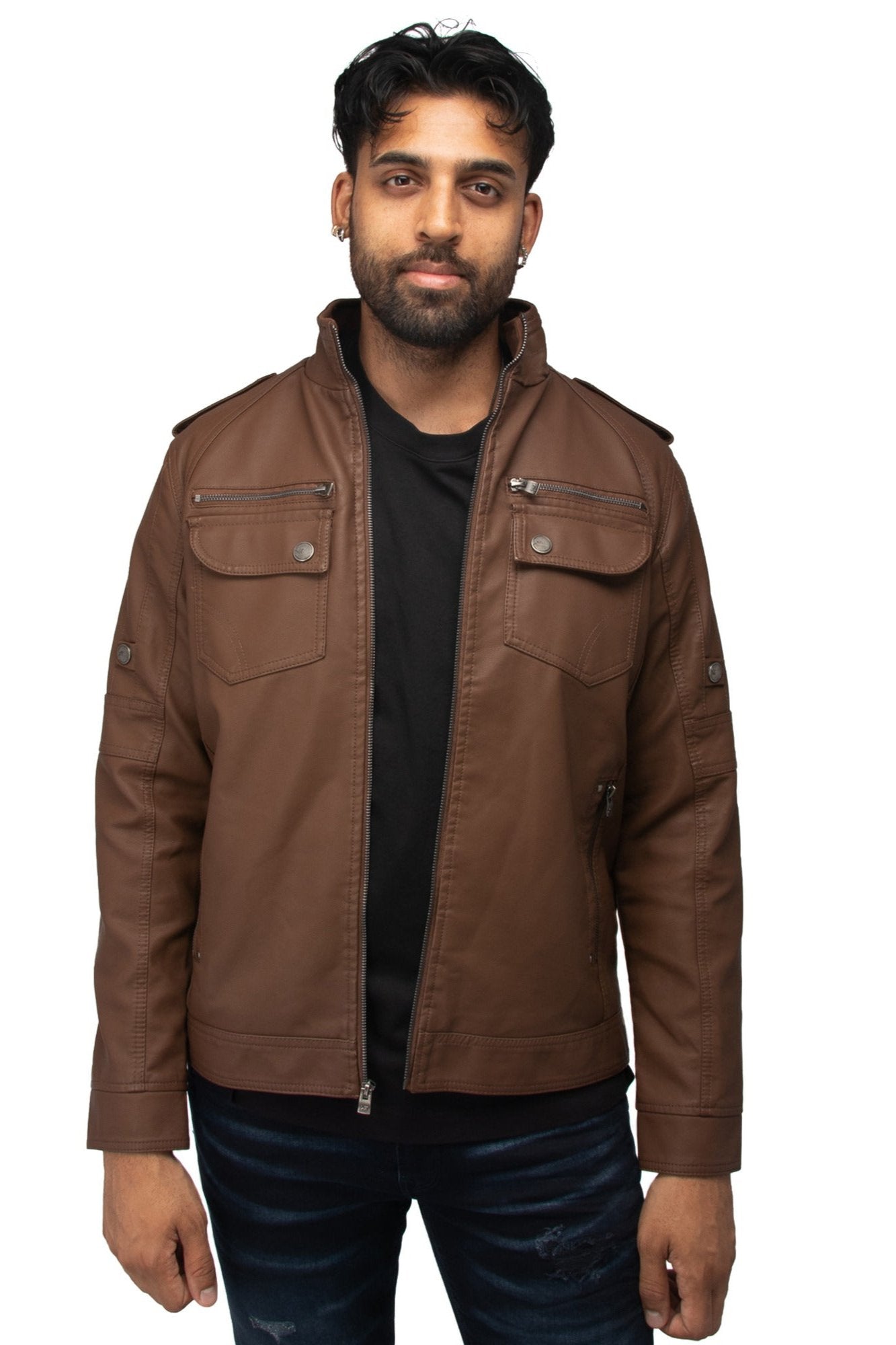 chaqueta para hombre  aviator jacket  aviator jacket men  biker jacket men
