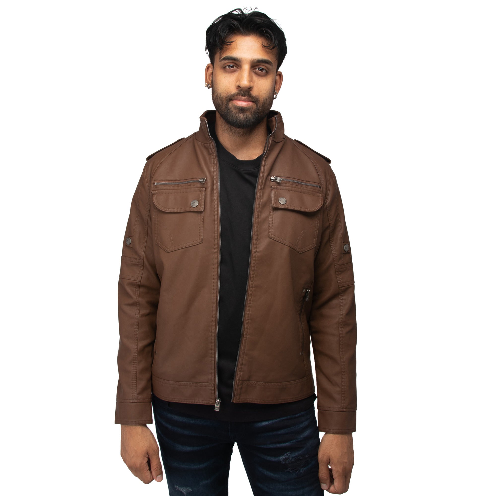 chaqueta para hombre  aviator jacket  aviator jacket men  biker jacket men
