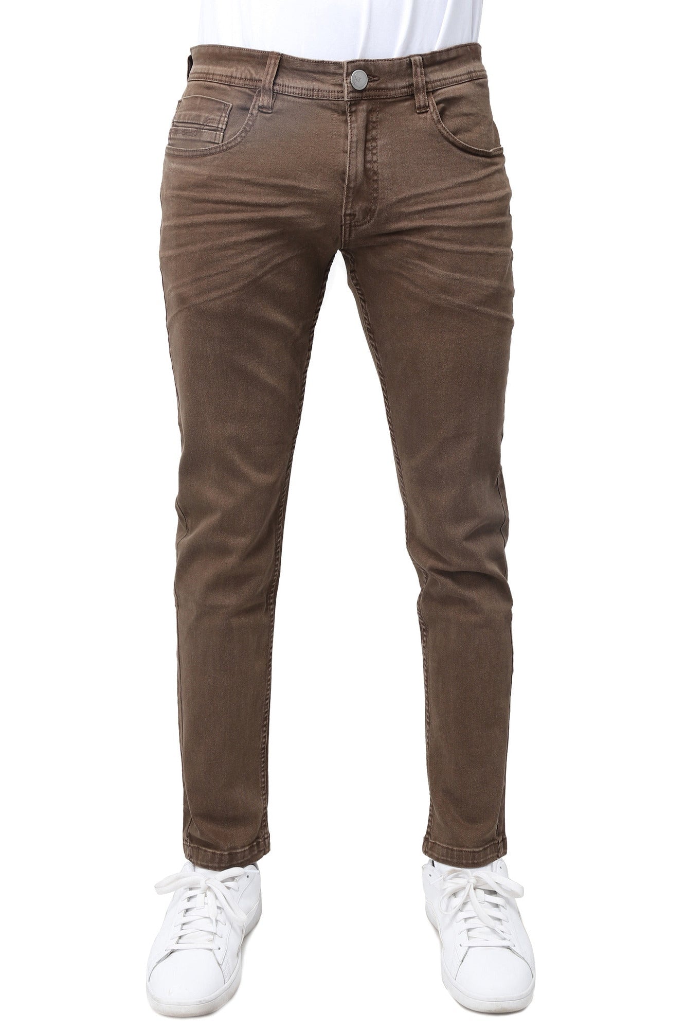 Brown denim jeans mens Clearance